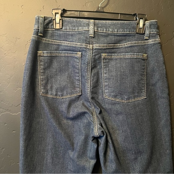 Women's Double L® Jeans, Ultra High-Rise Straight-Leg size:10 Color : Blue - Picture 12 of 14